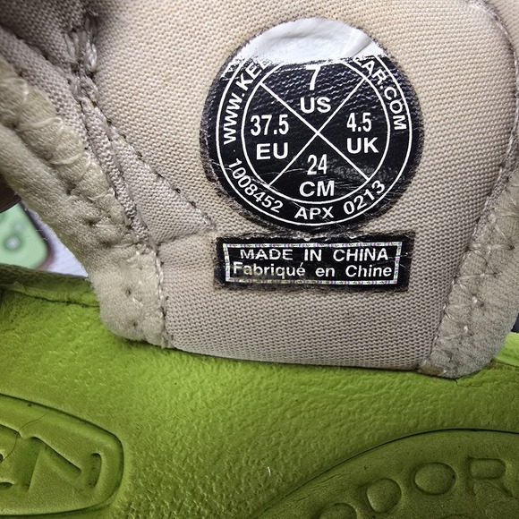 Keen Whisper Womens Size 7 Sandals Grey/Green Bungee Cord Water Shoes - Picture 7 of 8